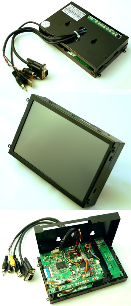 CTF700-<b>SHM</b> - VGA 7" TFT - Touchscreen USB - <b>OPEN-FRAME</b> (<b>800nits</b>) <b>-TRANSFLEKTIV PRO-</b>