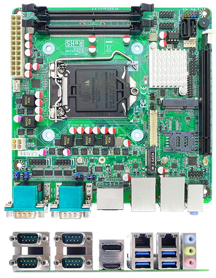 Jetway NF693-H110 (Intel H110 Skylake)